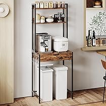 ゴミ箱上ラック キッチン棚 食器棚 ランドリー収納　LR-ZWJ01 ブラック 楽天市場】ゴミ箱上ラック キッチン棚 食器棚 ランドリー収納 冷蔵庫上